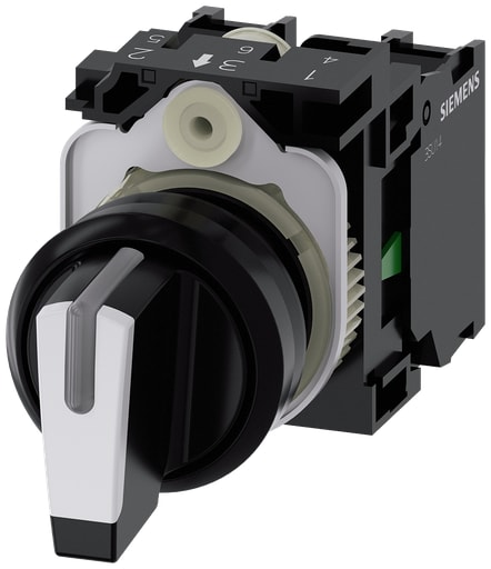 Siemens - Siemens 3SU11002BL601NA0 SEL SW, 3POS,