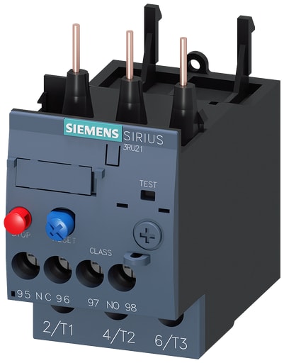 Siemens - Siemens 3RU21261FB0 S0 3.5 to 5 Amp Class 10 Overload Relay