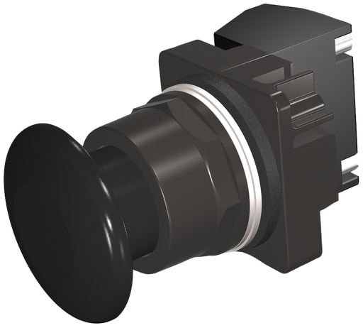 Siemens - Siemens 52BM9W1A PUSHBUTTON,MOM,BLK,1 3