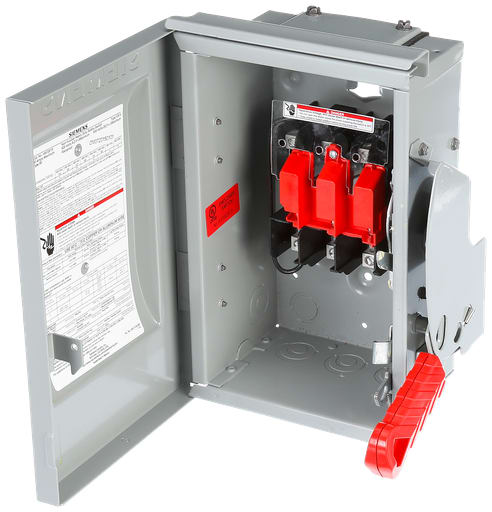 Siemens - Siemens HNF363R 240/480/600 VAC 250/600 VDC 100 Amp 3-Pole 3-Wire NEMA 3R Heavy Duty Non-Fusible Safety Switch