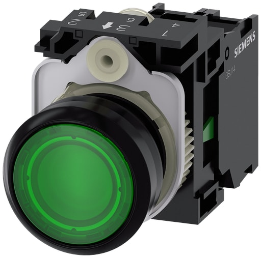 Siemens - Siemens 3SU11020AB401BA0 ILLUMINATED PU