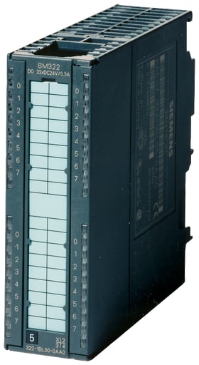 Siemens - Siemens 6ES73221BH010AA0 24 VDC 0.5 Amp 16 Output DC Digital Output Module