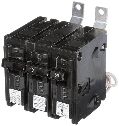 Siemens - Siemens B25000S01 2-Pole 50 Amp 120/240 Volt 10 kA 120 Volt Shunt Trip Bolt-On Molded Case Circuit Breaker