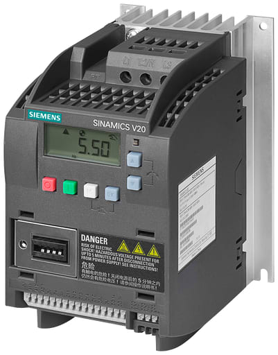 Siemens - Siemens 6SL32105BE211UV0 380 to 480 VAC 3.1 Amp 1.5 Hp 3-Phase 1.5 kW Wall Mounting Inverter System