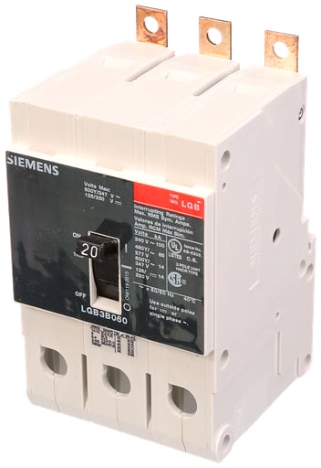 Siemens - Siemens LGB3B020B BRKR LGB 20A 3P 480Y