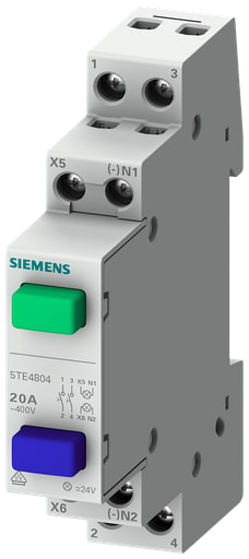 Siemens - S-A 5TE4800 PUSHBUTTON D=70MM, 1NC/