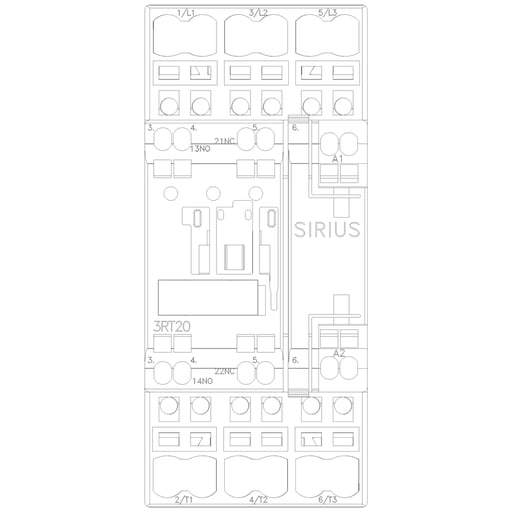 Siemens - Siemens 3RT20272AK60 CONTACTOR S0 32A 1