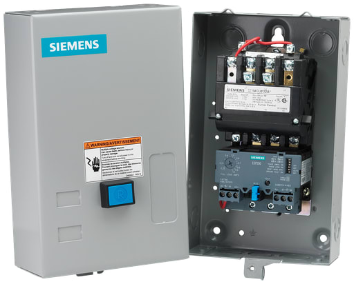 Siemens - Siemens 14CUC32BA 120/220 to 240 VAC 3 to 12 Amp 5 Hp 3-Phase 3-Pole Size 0 Non-Reversing NEMA Motor Starter