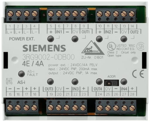 Siemens - S-A 3RG9002-0DB00 4IN/4OUT,200MA,PN