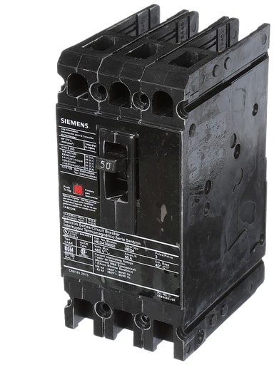 Siemens - Siemens HED43B050 480 Volt 50 Amp 42 kaic 3-Pole Circuit Breaker with LD Lug