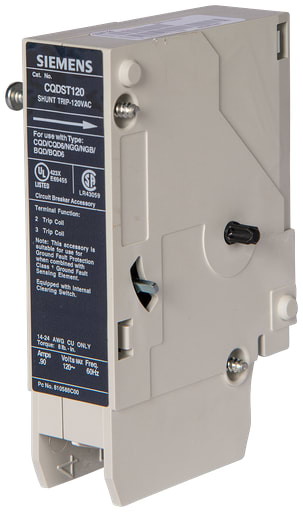 Siemens - Siemens CQDST120 120 VAC Molded Case Circuit Breaker Shunt Trip
