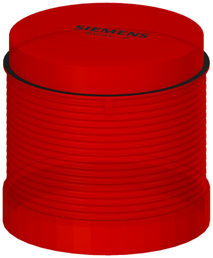 Siemens - Siemens 8WD4400-1AB 70 mm 12 to 240 VAC 240 VDC Red Thermoplastic Incandescent/LED Light Element