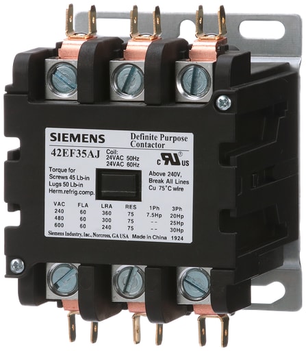 Siemens - Siemens 42EF35AG Contactor, 42DP,60A,3P