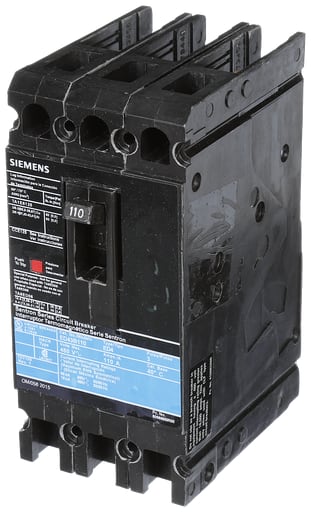 Siemens - Siemens ED43B110 3-Pole 110 Amp 480 VAC 18 kA Circuit Breaker Lug