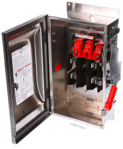 Siemens - Siemens HF321S 240 VAC 30 Amp 3-Pole 3-Wire NEMA 4/4X Heavy Duty Fusible Safety Switch
