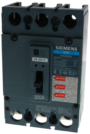 Siemens - Siemens QR23B200 QR MCCB,10kA@24