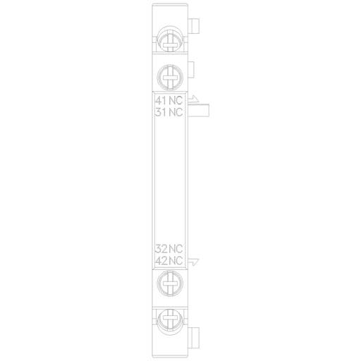 Siemens - Siemens 3RV29011C LATERAL AUXILIARY SWI