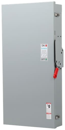 Siemens - Siemens GF325NRA 240 VAC 400 Amp 3-Pole 4-Wire NEMA 3R General Duty Fusible Safety Switch