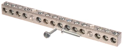 Siemens - Siemens ECGB14 14 to 4 AWG Copper/Aluminum 14-Position Load Center Ground Bar Kit