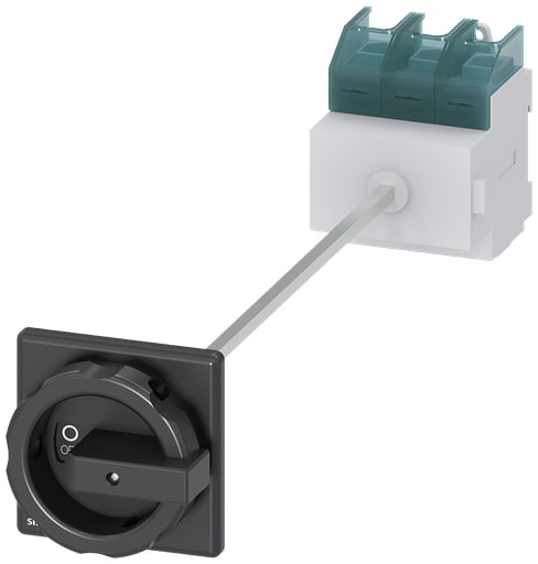 Siemens - SIEM 3LD2714-0TK51 DISC SW 100A DOOR ROT HDL 4HOLE BLK 3P