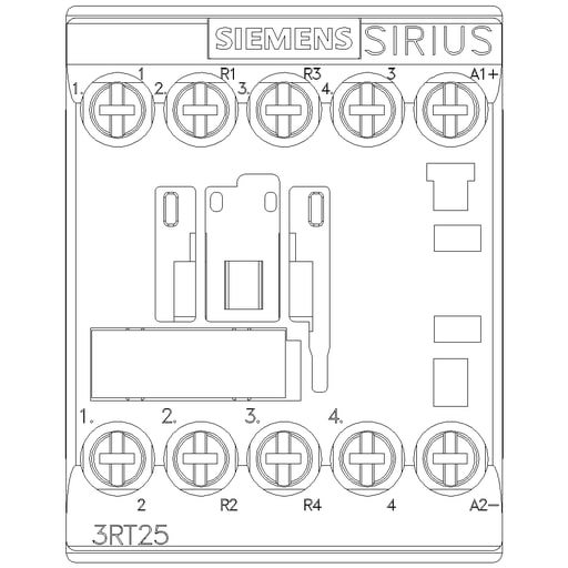 Siemens - S-A 3RT25171BG40 CONTACTOR S00 12A