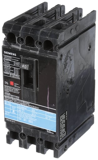 Siemens - Siemens ED43B040 3-Pole 40 Amp 480 VAC 18 kA Circuit Breaker Lug
