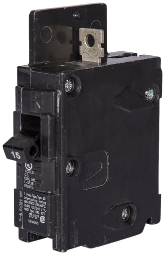 Siemens - Siemens BQ1B015 1-Pole 15 Amp 120 Volt 10 K Circuit Breaker