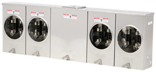 Siemens - Siemens UA4739-ZGF 600 VAC 200 Amp 1-Phase 3-Wire 4-Jaw 4-Position No Bypass Ringless Meter Mounting Equipment