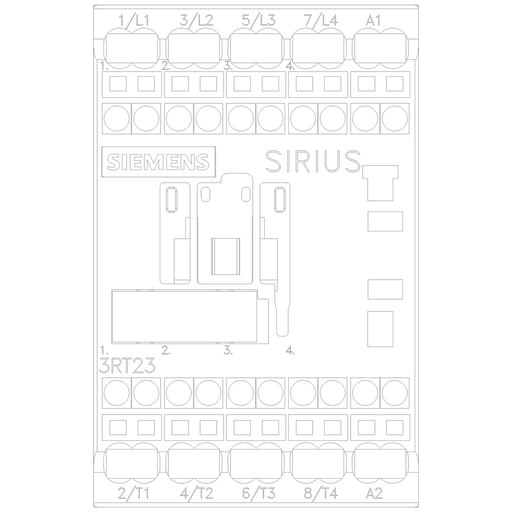 Siemens - S-A 3RT23172AM20 CONTACTOR RES S00