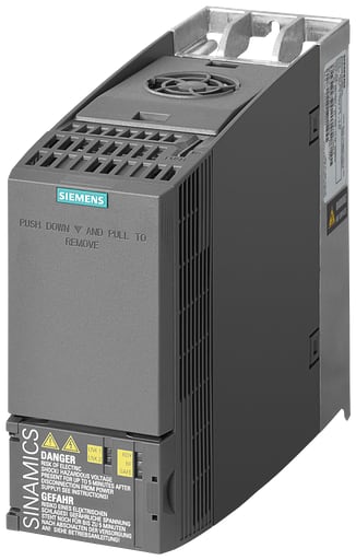 Siemens - Siemens 6SL32101KE188UF1 4 kW 380 to 480 VAC 47 to 63 Hz 9 to 11.4 Amp 3-Phase Compact Inverter Drive