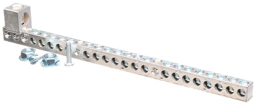 Siemens - Siemens ECGB201 14 to 4 AWG Copper/Aluminum 20-Position Load Center Ground Bar Kit