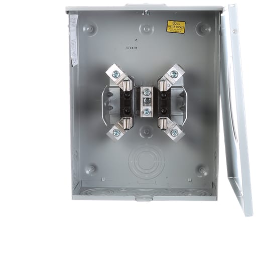 Siemens - Siemens SUAT417-XGF 600 VAC 200 Amp 1-Phase 3-Wire 4-Jaw 1-Position No Bypass Ringless Meter Mounting Equipment