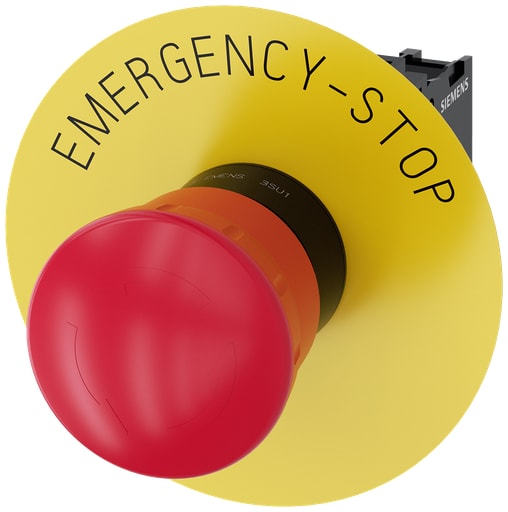 Siemens - Siemens 3SU11001HB201CG0 EMERG-STOP, TW