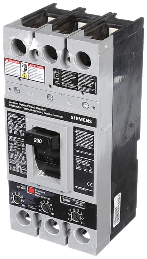 Siemens - Siemens HFXD63B200 3-Pole 200 Amp 600 VAC 25 kA Molded Case Circuit Breaker