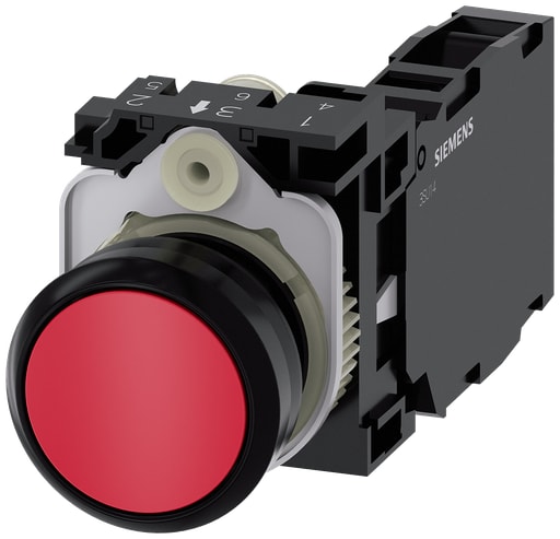 Siemens - Siemens 3SU11000AB201FA0 PUSHBUTTON. RE