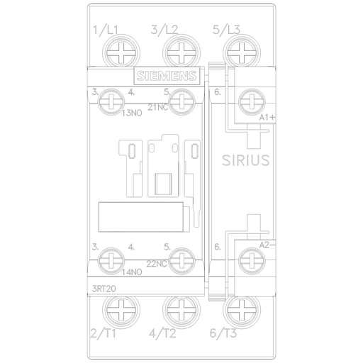 Siemens - S-A 3RT20251BW40 CONTACTOR S0 16A 4