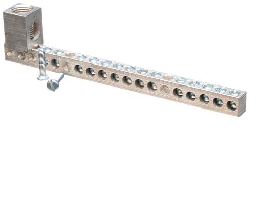 Siemens - Siemens ECGB142 14 to 4 AWG Copper/Aluminum 14-Position Load Center Ground Bar Kit