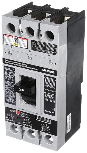 Siemens - Siemens HFXD63B250 3-Pole 250 Amp 600 VAC 25 kA Molded Case Circuit Breaker