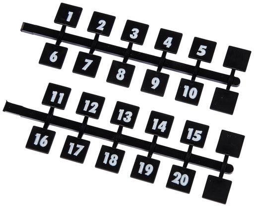 Siemens - Siemens NBK3 130/Box Legend 1 to 42 Panelboard Number Strip