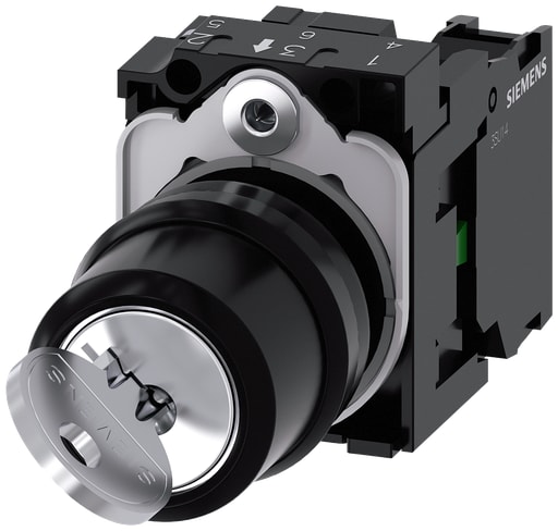 Siemens - Siemens 3SU11004BF111BA0 KEY SW, 2POS,