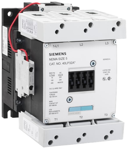 Siemens - Siemens 40LP32AF CONTACTOR, SZ5,3PH,OPN