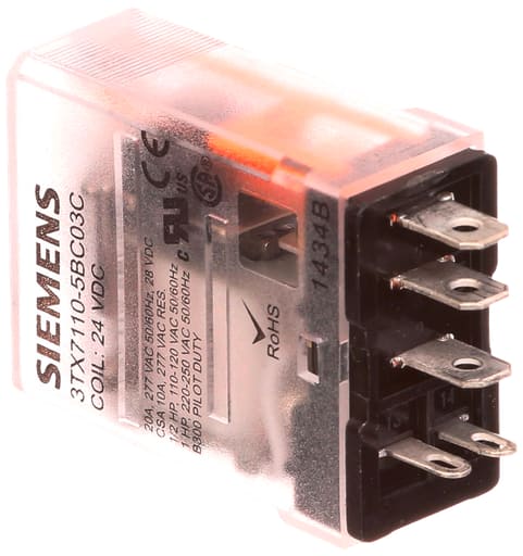 Siemens - Siemens 3TX71105BC03C PLUG-IN RELAY, SP