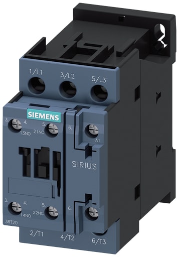 Siemens - Siemens 3RT20251AC20 S0 24 VAC 16 Amp 1NO/1NC Contactor