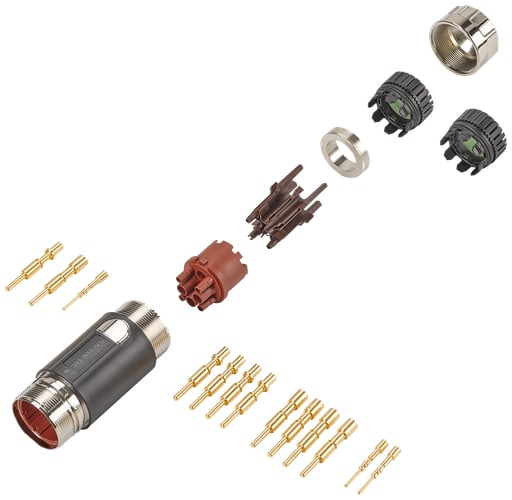 Siemens - S-A 6FX20030LA40 CONNECTOR,POWER,6-