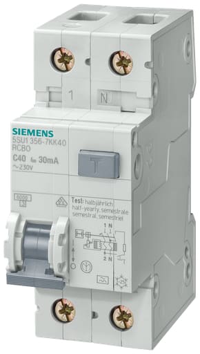 Siemens - Siemens 5SU1356-1KK10 FI/LS PROTECTOR 7