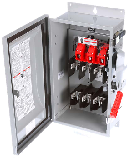 Siemens - Siemens HF362J 480/600 VAC 250/600 VDC 60 Amp 3-Pole 3-Wire NEMA 12 Heavy Duty Fusible Safety Switch
