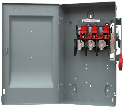 Siemens - Siemens HNF361 240/480/600 VAC 250 VDC 30 Amp 3-Pole 3-Wire NEMA 1 Heavy Duty Non-Fusible Safety Switch
