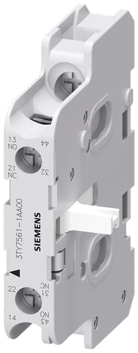 Siemens - Siemens 3TY7561-1AA00 1NO 1NC Auxiliary Contact Block