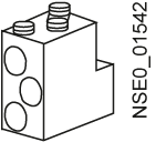 Siemens - Siemens 3TA3NG750 3-Lug 1200 Amp 500 to 750 MCM Copper/Aluminum 2-Wire Circuit Breaker Lug Kit