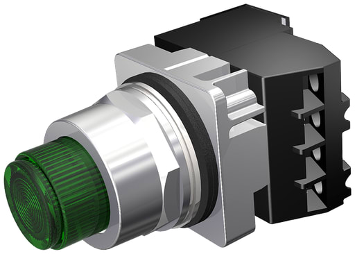 Siemens - Siemens 52PT6G3A PTT PL/ILL PB,GRN,XFMR
